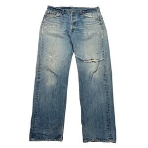 Vintage 90s Levi's 501 XX Made in USA Straight Leg Jeans 40x34 (34x31)